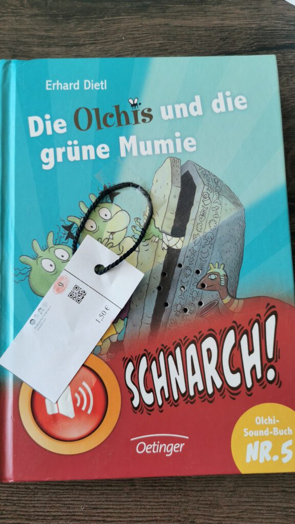 Etikettiertes Buch